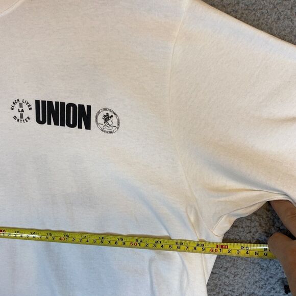 Union Los Angeles x Black‎ Lives Matter BLM T-Shirt Size 2XL? Short Sleeve 2020 - Picture 9 of 10